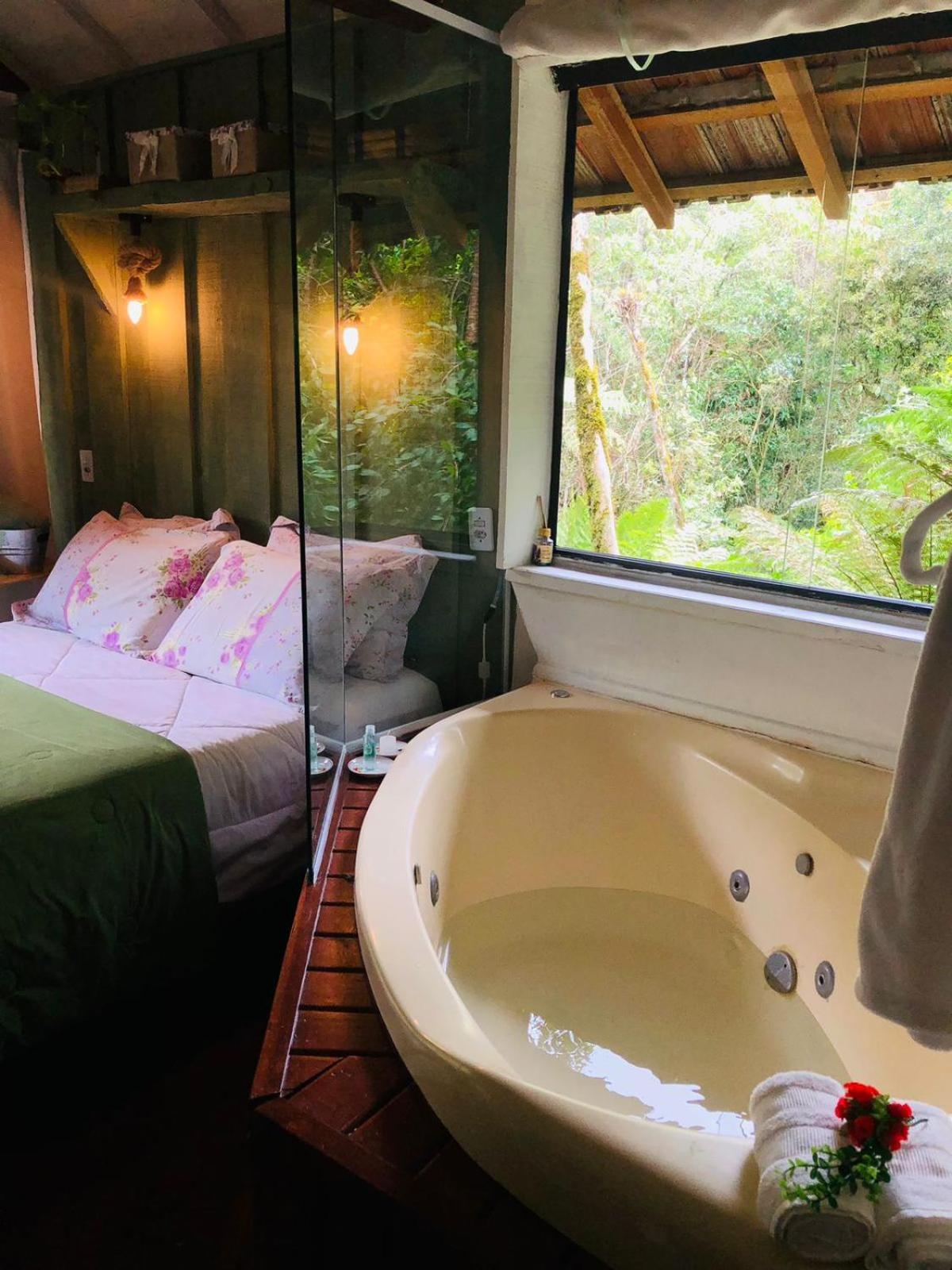 Little Cabana Com Hidromassagem Кампус-ду-Жордау Экстерьер фото